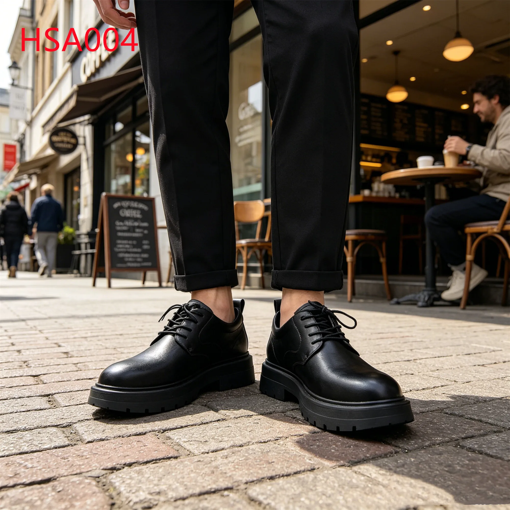 LXG,Vietnam Popular Lace-up Odorless Simple yet Classy Look Dress Shoes Corporate Office Duty Stylish&Modern Office Shoes HSA004