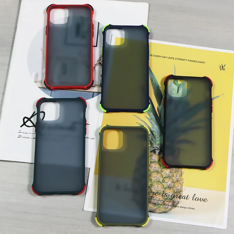 new design slim shockproof frosted clear 2 in 1 TPU PC cell phone case For IPhone 13 pro max mini