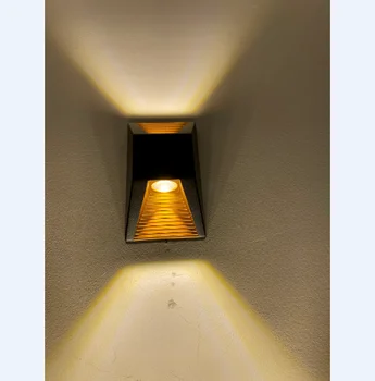 Qming qming up and down Outside Wall Lamp Exterior Wall Sconce Waterproof Outdoor Led Wall Light