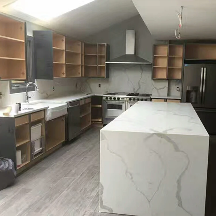 SH8001-2 Artificial Marble Quartz Stone Slab Durable Stylish