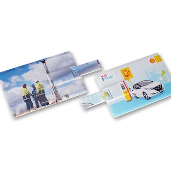 Custom logo Eco-Friendly paper card U disk New Business Credit Card USB Flash drive flash memory card