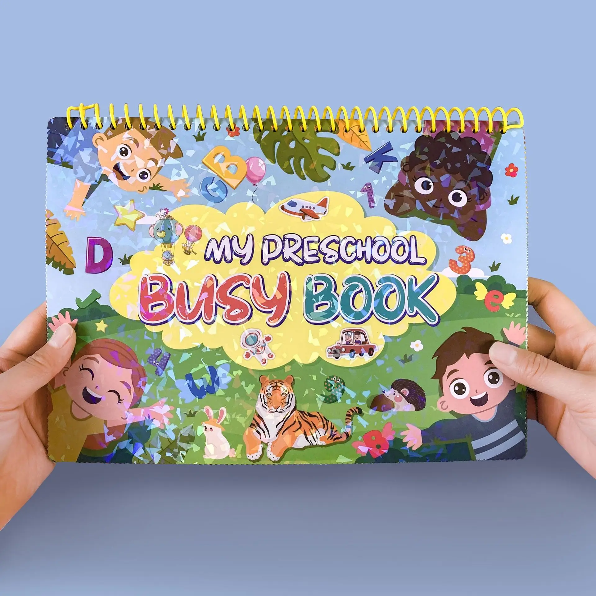 product custom kid busy book for toddlers autism sensory educational toys customized childrens board book printing quiet book for kids198-29