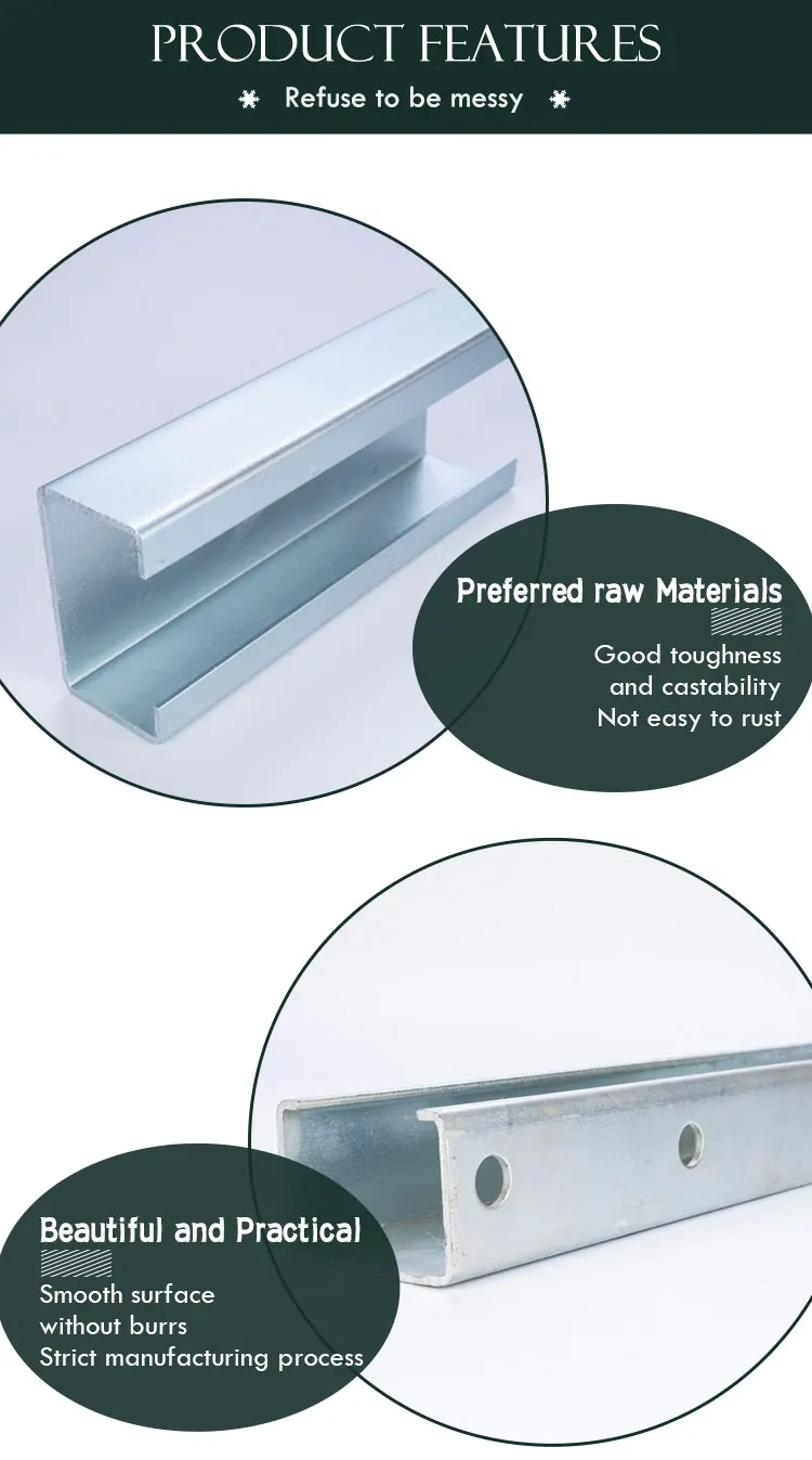 Stainless Steel Price Ms C Channel Galvanized Aluminum C Channel Sizes