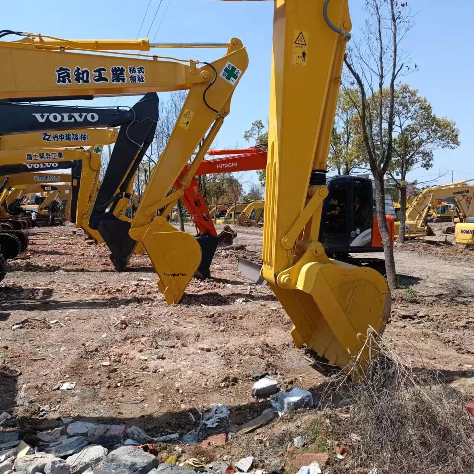 20トン日本掘削機中古コマツPC200-8クローラーショベル低価格中古