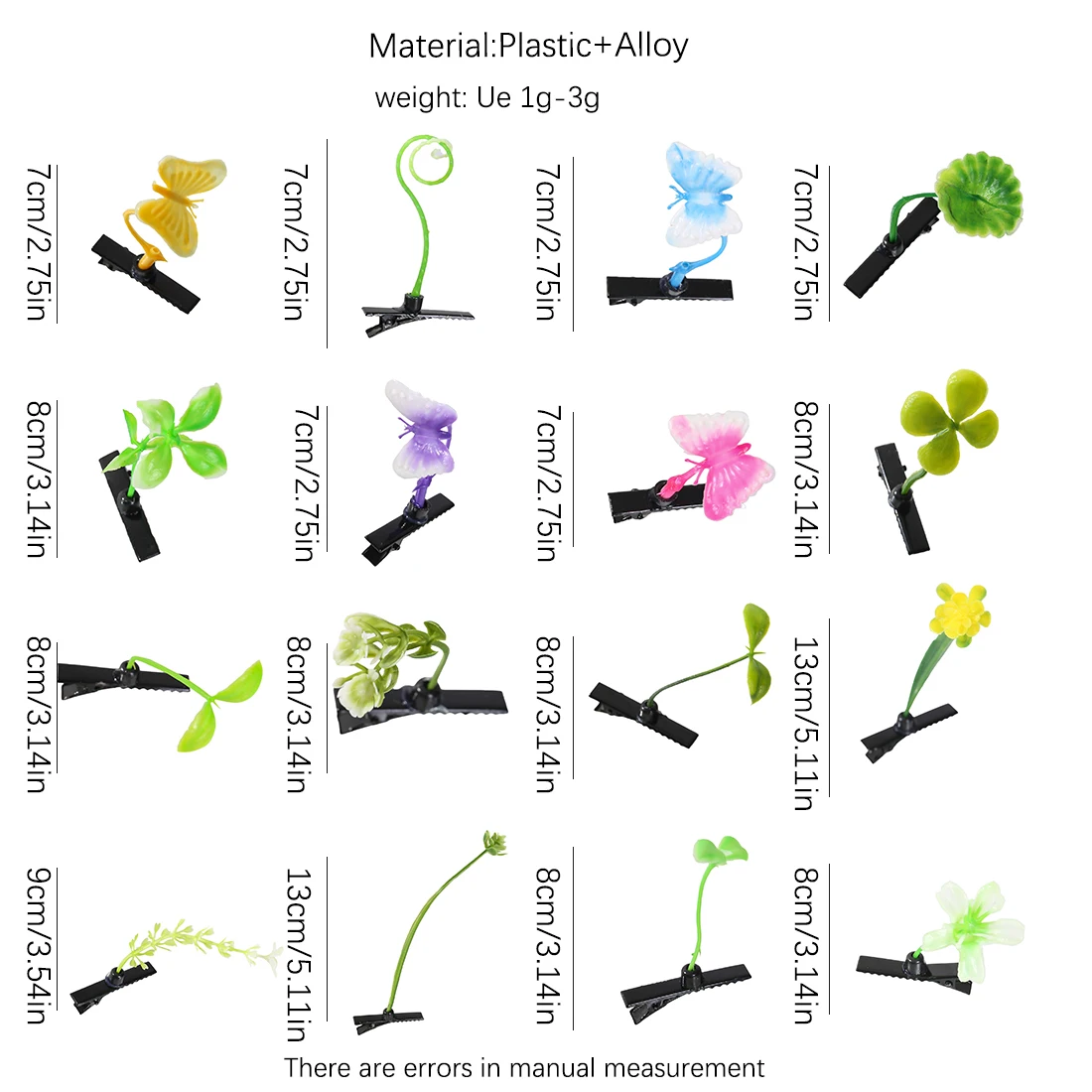 HUIXIN оптовая продажа искусственная трава заколка для волос с милыми цветами заколки на заказ аксессуары