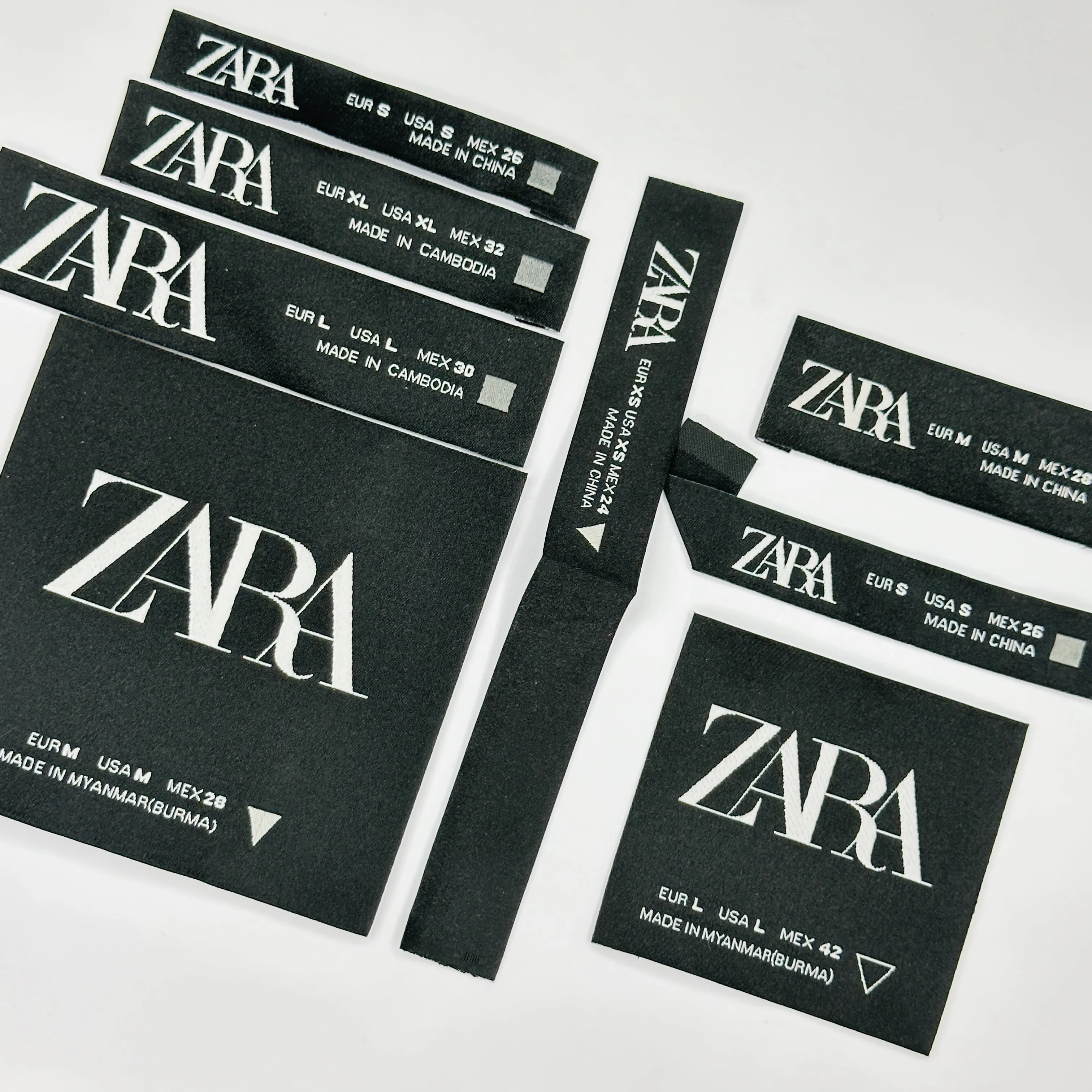 Custom Labels For Clothing Brand Logo Woven Label For Clothing Brand ...