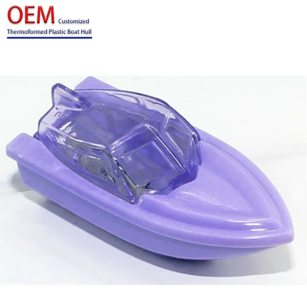 Custom Vacuum Forming Supplier ABS Plastic Thick-sheet Thermoformed Fishing Bait Boat Hulls