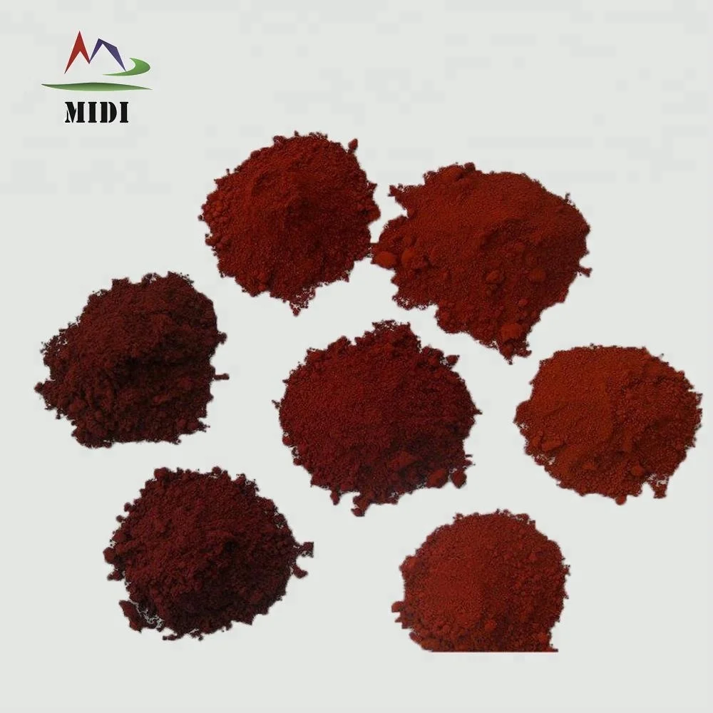 Natural Iron Oxide Ferric Oxide Fe2O3 Color Powder Pigment for Coatings Leather Mica Ceramic Ceramic Pigment Powder
