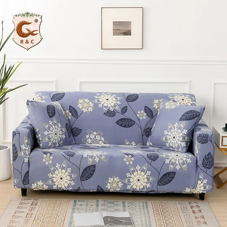 Funda Elástica De Licra Con Flores Para Sofá,Protector Moderno Para Sofá En  Forma De L,Estampado Sólido,Gran Oferta - Buy De Alta Calidad Cubierta Del  Sofá,Asiento Separado Funda De Cojín-repelente Al Agua,Stretch Habitación