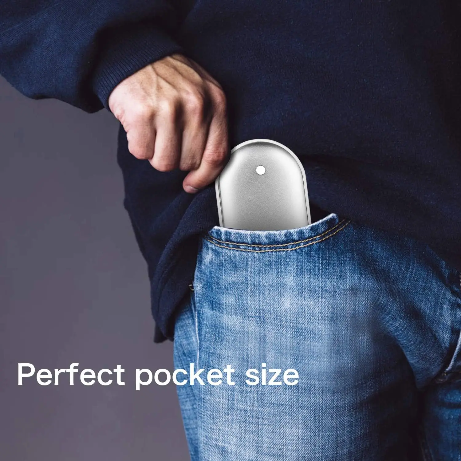Portable Small Mini 5200mA Reusable Electric Pocket USB Rechargeable Hand Warmers With Power Bank