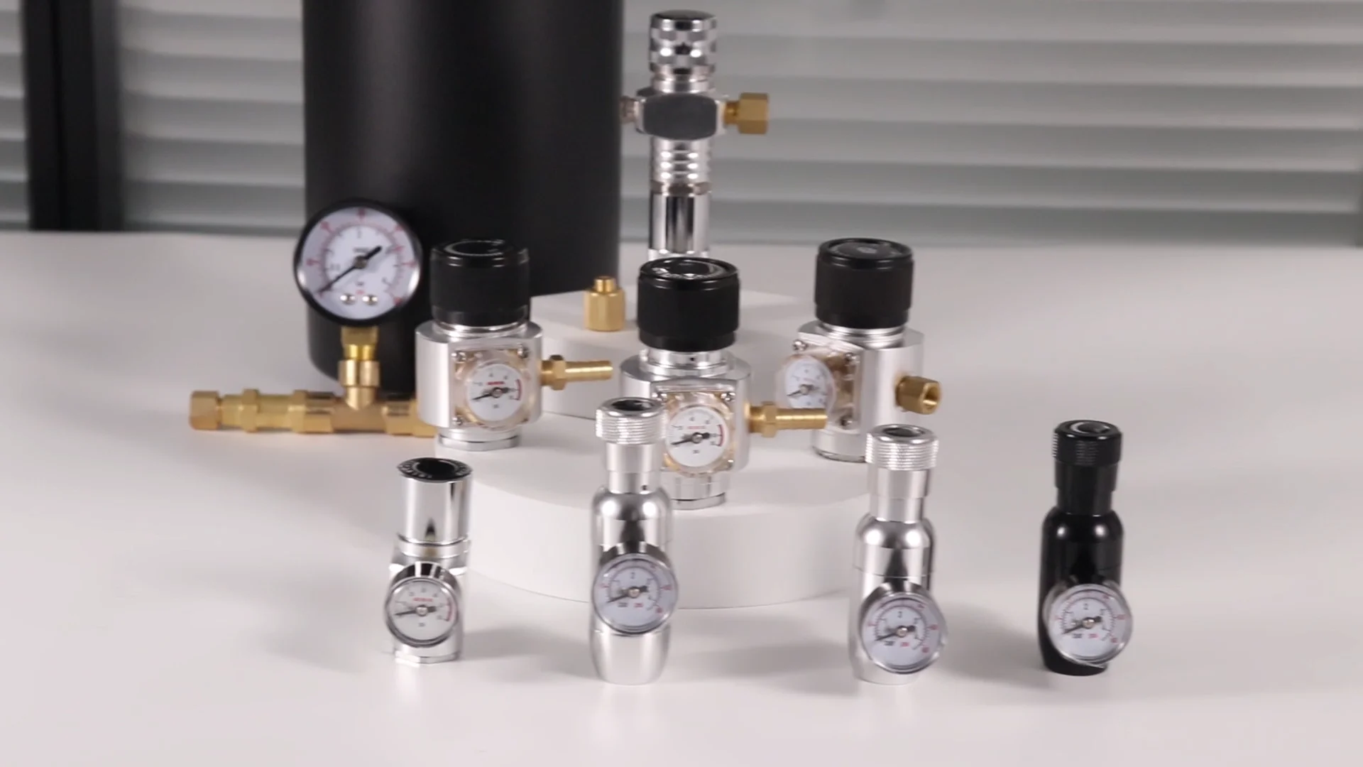 Homebrew Gas Regulator 90psi Co2 Mini Regulator For Soda Water Co2