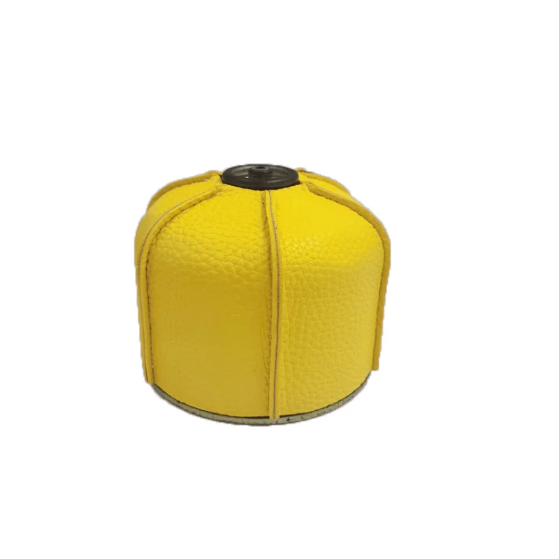 Gas Canister Cover Propane Cylinder Cover Leather Protective Cover For