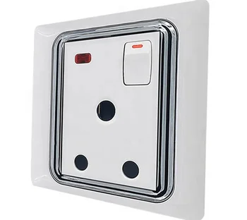 15A wall electrical switch socket,simplex socket outlet