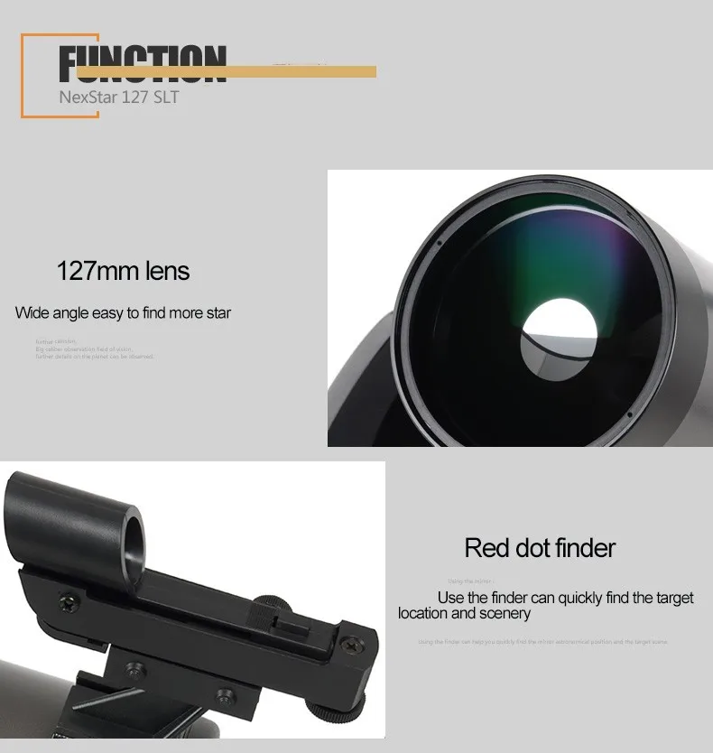 Celestron NexStar 127SLT 127mm Aperture F/12 Maksutov-Cassegrain GoTo Professional 1000X Astronomical Computerized Telescope