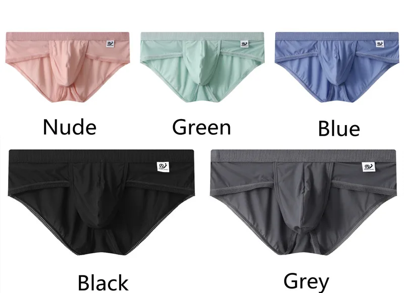 Brand Men's Underwear Men Wearing Panties Elastin Mens Briefs Low Moq ...