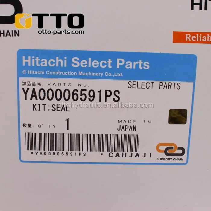 ZX250-5 YA00006591 Arm Cylinder Seal Kit for Excavator