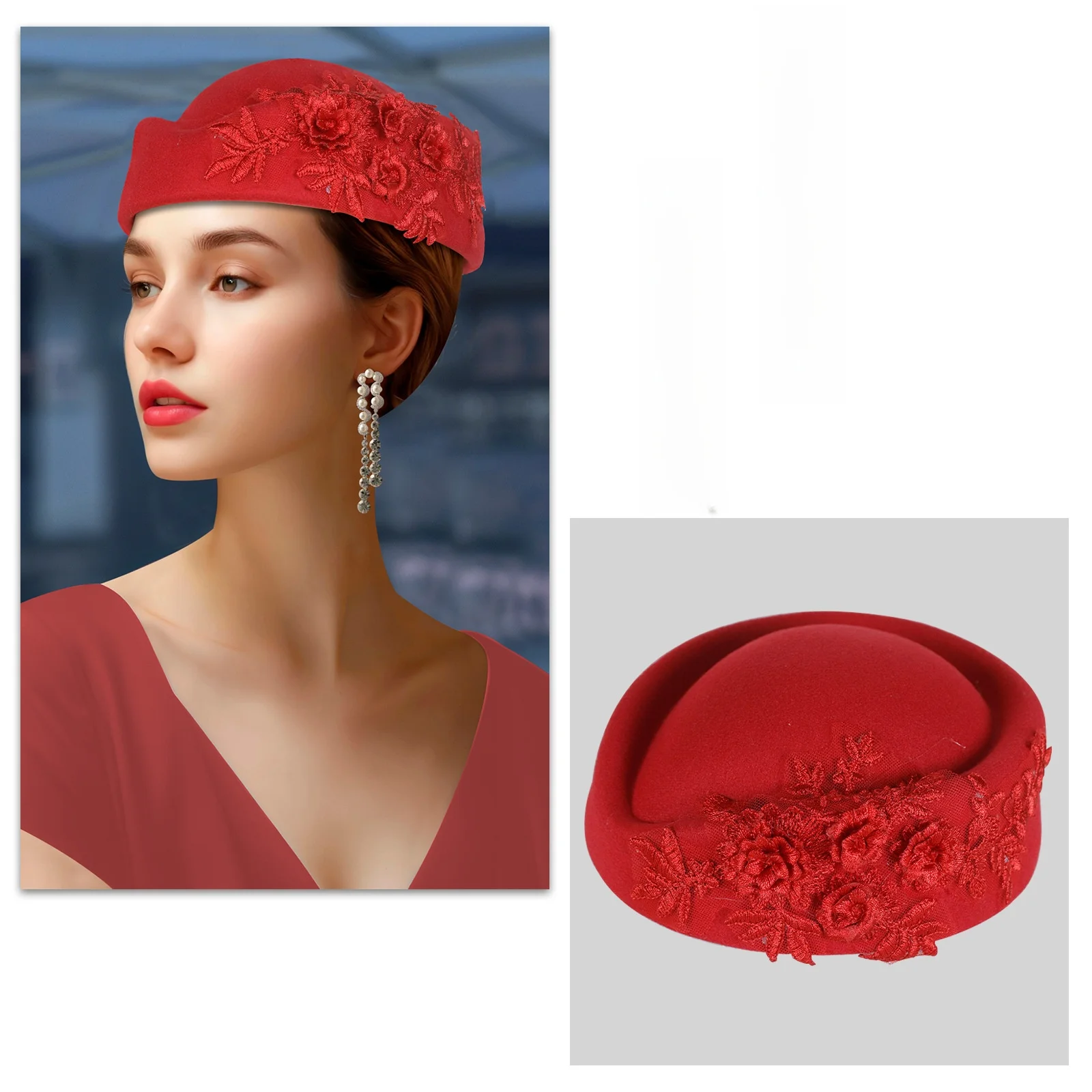 Ladies Occasion Elegant Hats - British Felt Church Headgear