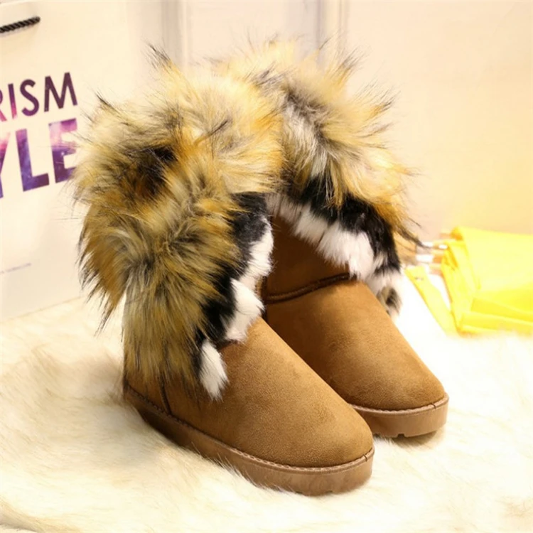 womens size 12 fur boots