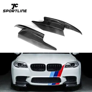 Carbon Fiber Front Bumper Splitters For Bmw 5-series F10 M5 2012-2017 ...