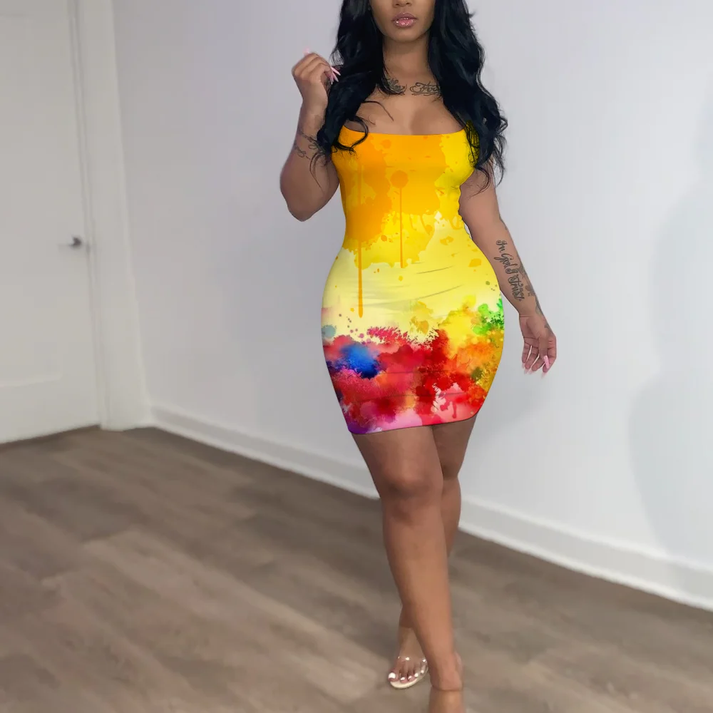 Gaun Atasan Tube Seksi Gaun Bodycon 