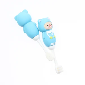Hot Selling Infant Baby Lovely 3D Tooth Brush Fragile Teeth protection ultra Soft 10000 Bristles Tooth Brush OEM