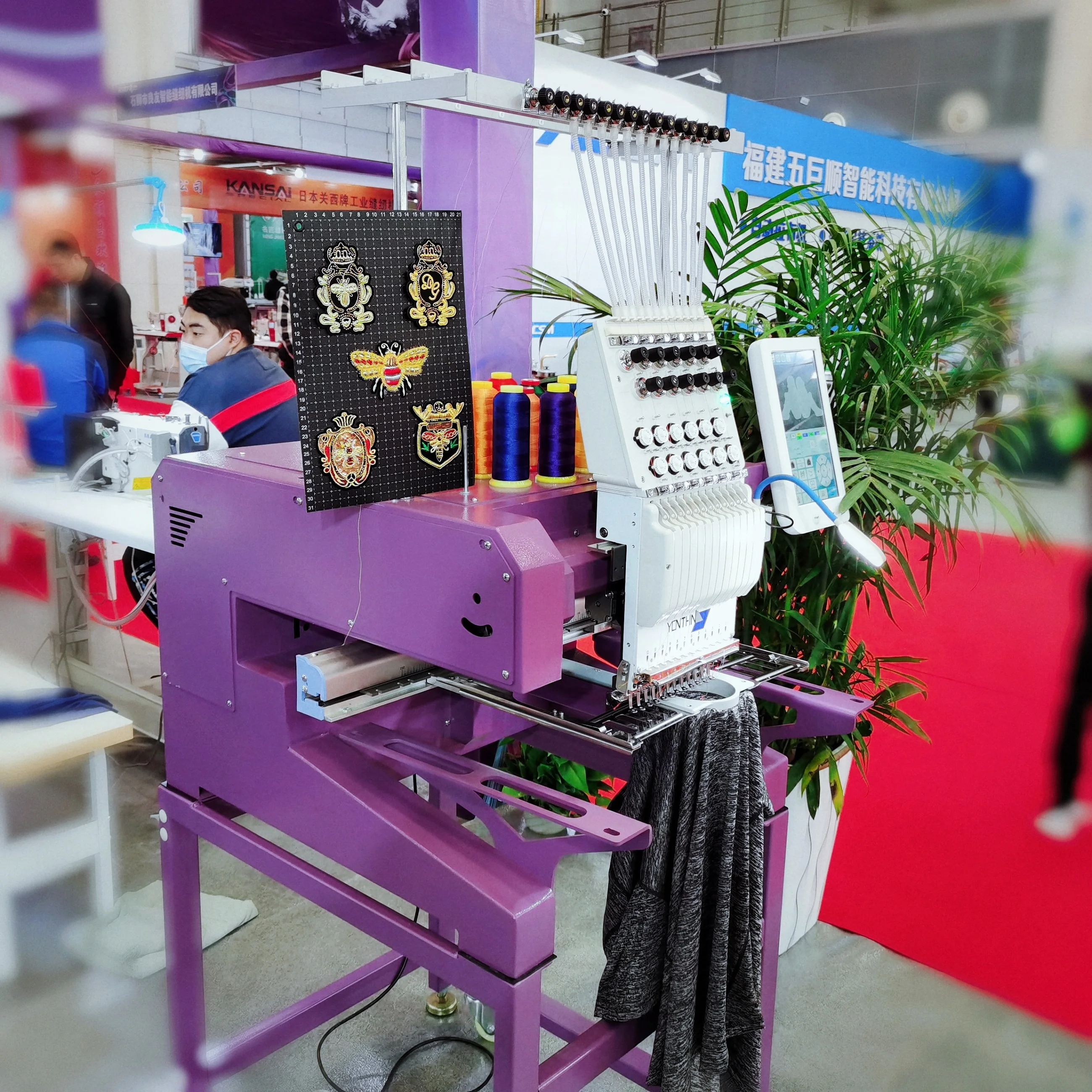 Yonthin High Speed Digital Latest Embroidery Machines for Sale Embroidery Machine Prices Single Head