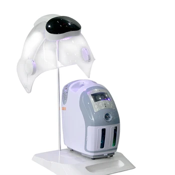 Oxygen Dome With Led Phototherapy Led Mask Facial Lifting Device Led Photon Therapy Oxygen Peel Facial Machine