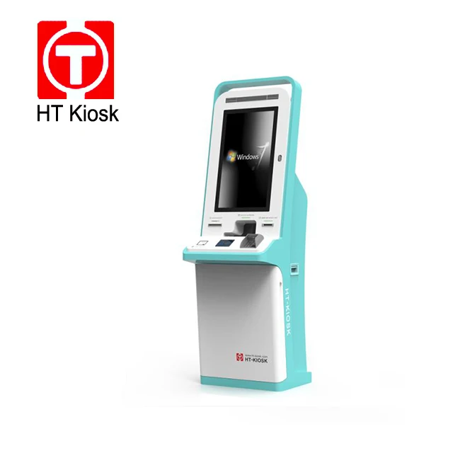21.5 Inch Touch Screen Self Service Sports Betting  Terminal Machine Payment Kiosk With Ticket Printer Card Reader