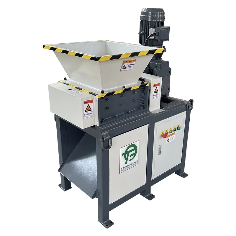 Hot Sale Shredding and Making Wool Pellets Double Shaft Mini Shredder Machine for Sale