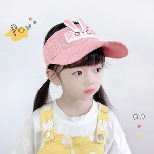 Children's Empty Top Hat Cartoon Sunshade Duck Tongue Hat Summer Boys and Girls' Sports Leisure Sunscreen Baby Sun Hat