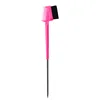 Steel needle eyebrow brush-rose red