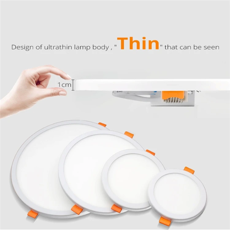 Slim Recessed Mounted Ceiling Downlight LED Panel Light