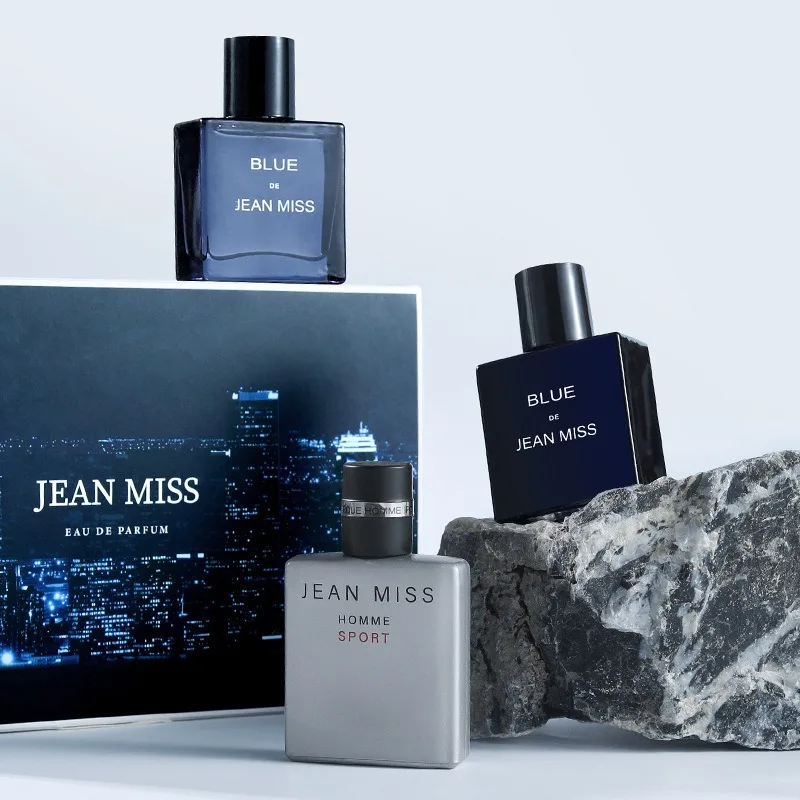 Hochwertige blaue Männer Eau De Parfum Geschenk box Langlebiger
