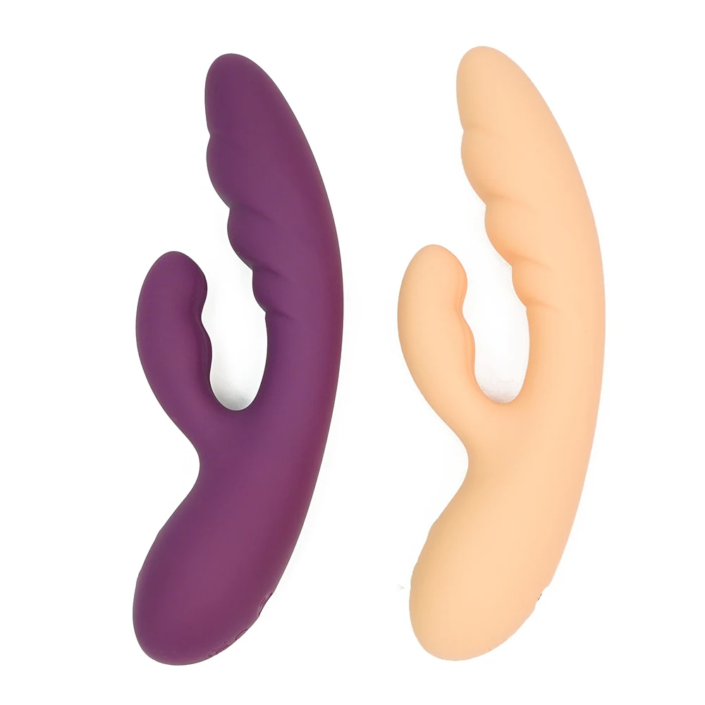 Wosilicone Rabbit Vibrator Female Rechargeable Vibrators Clitoral Stimulator Rabbit Dildo 10 Modes Vibrartion Sex Toys