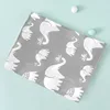 Gray-background elephant