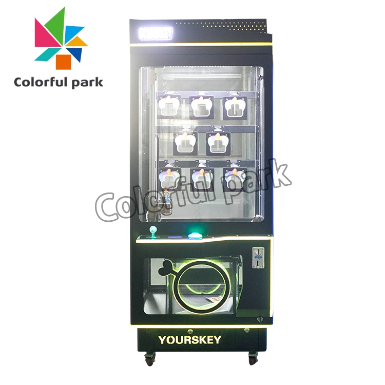 Push Coin Golden Key Master Automatic Vending Machine Mini Maquina Key Master