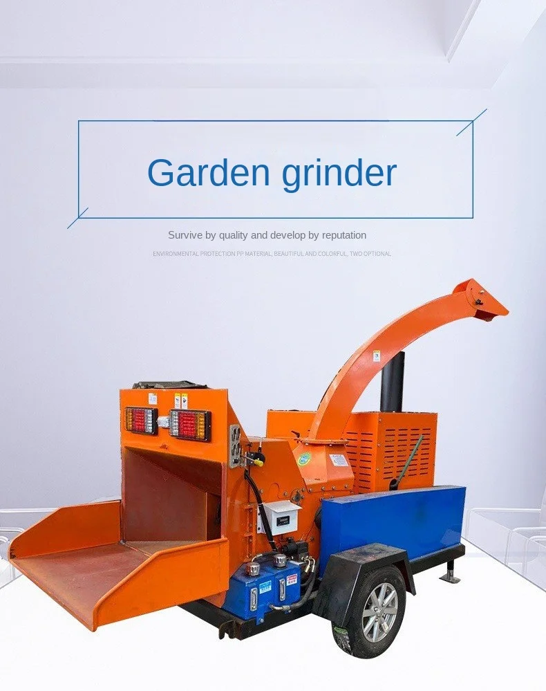 Tigarl Wood Chipper On Track Crawler Tree Brush Chipper Garden Tree ...