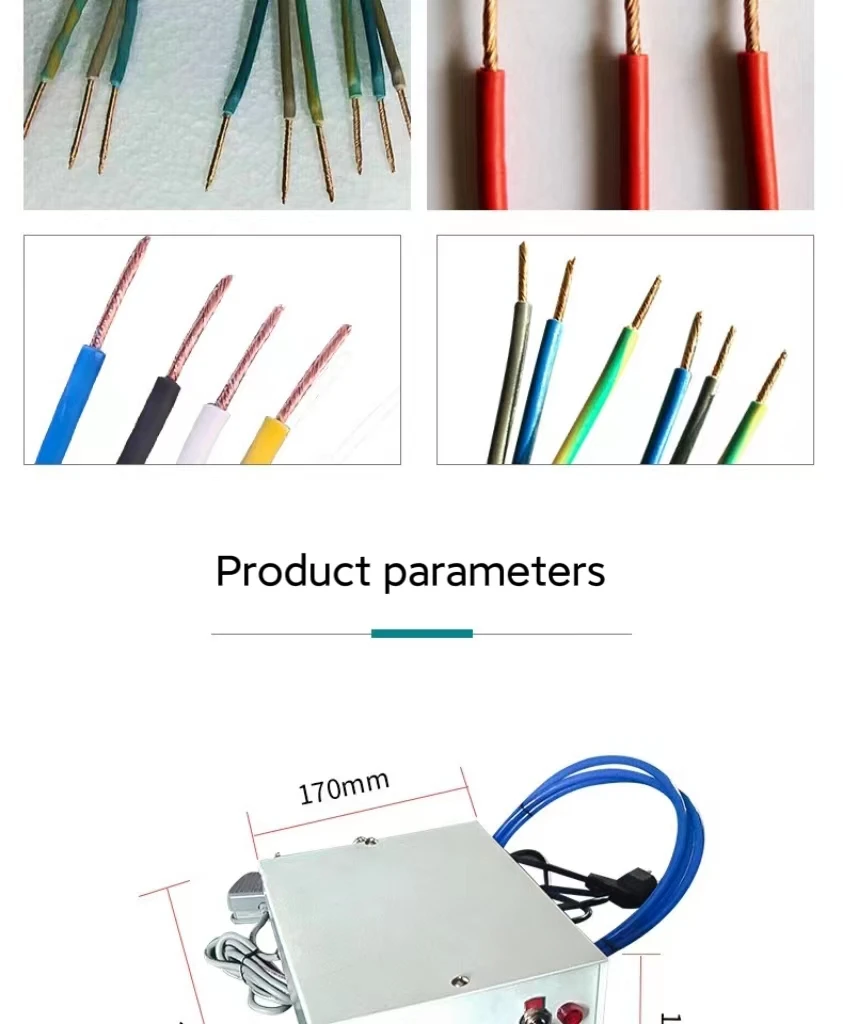 10330b Pneumatic Stripping And Twisting Machine Cable Untwisting