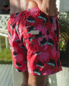Quick Dry Custom Print Sexy Board Shorts Swimming Trunks Swim Wear Sportswear Men's Swimwear