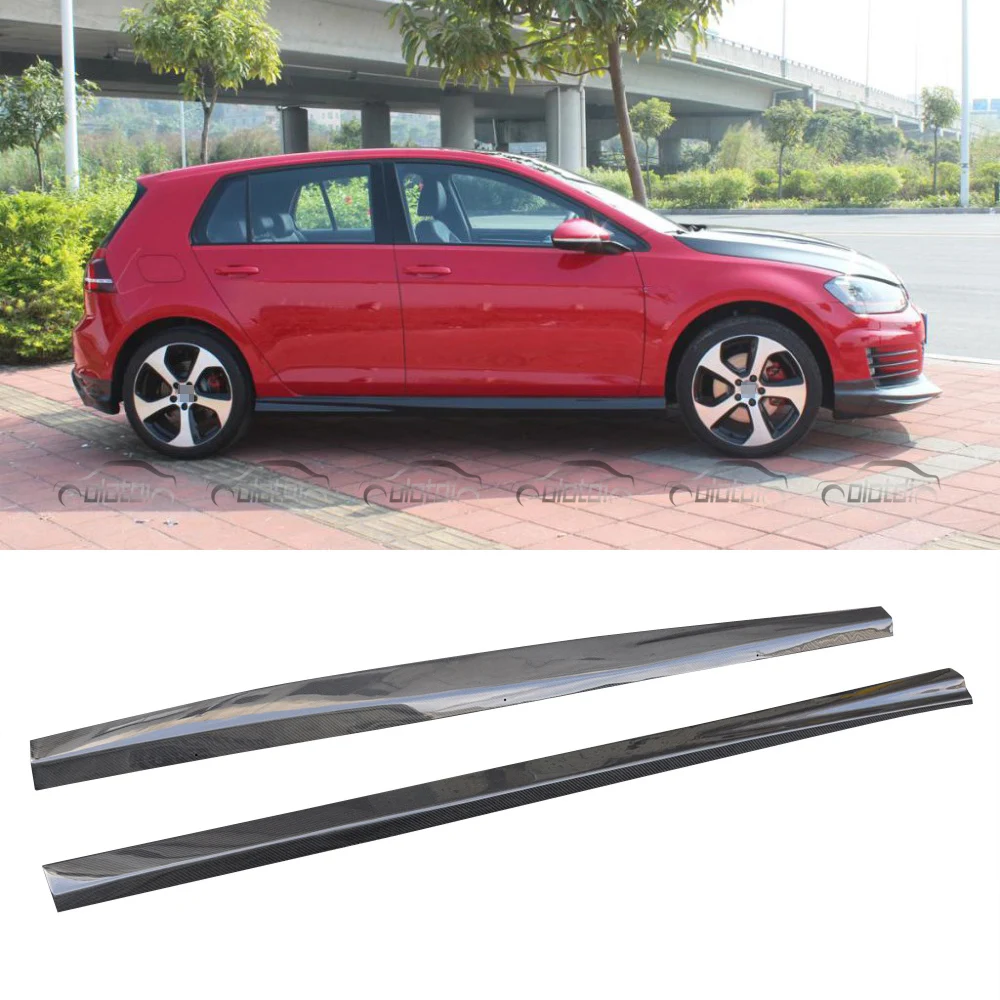 Creation peaceful it can O Style Carbon Fiber Rocker Winglet Side Skirts For Volkswagen Golf 7 Vii  Mk7 Gti 2014-2017 - Buy Mk7 Gti Carbon Fiber Side Skirts,For Vw Golf Mk7  Side Skirts,Mk7 Gti Side Skirts