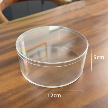 Round Transparent Package Gift Box clear Plastic Boxes with Lid Diameter 22cm/15cm/12cm/10cm/8cm/7.5cm/6cm