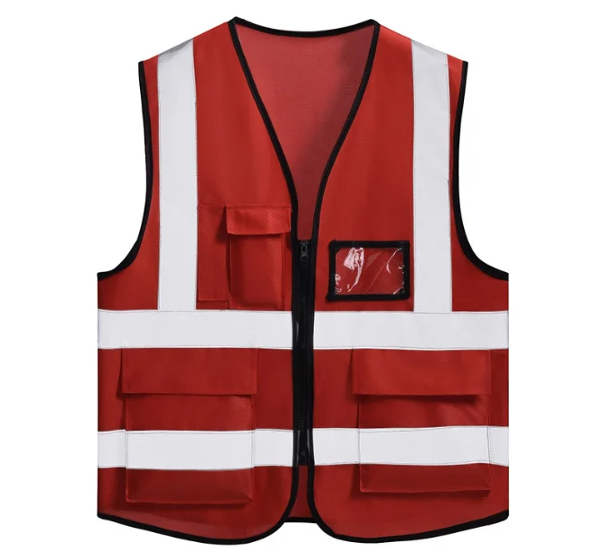 Wholesale Custom Logo High Visibility Reflective Clothes Construction Safety Vest