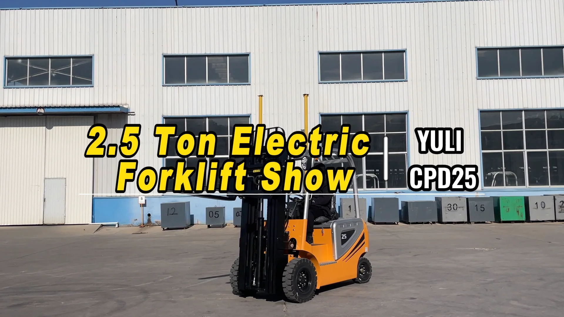 Yuli Natural Forklift 6000 Pounds 2.5 Ton Electric Forklift Prices Hot