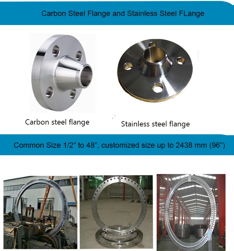 Weld Neck Flange ANSI B16.5 Class 150 A105 Pipe Wn Flange