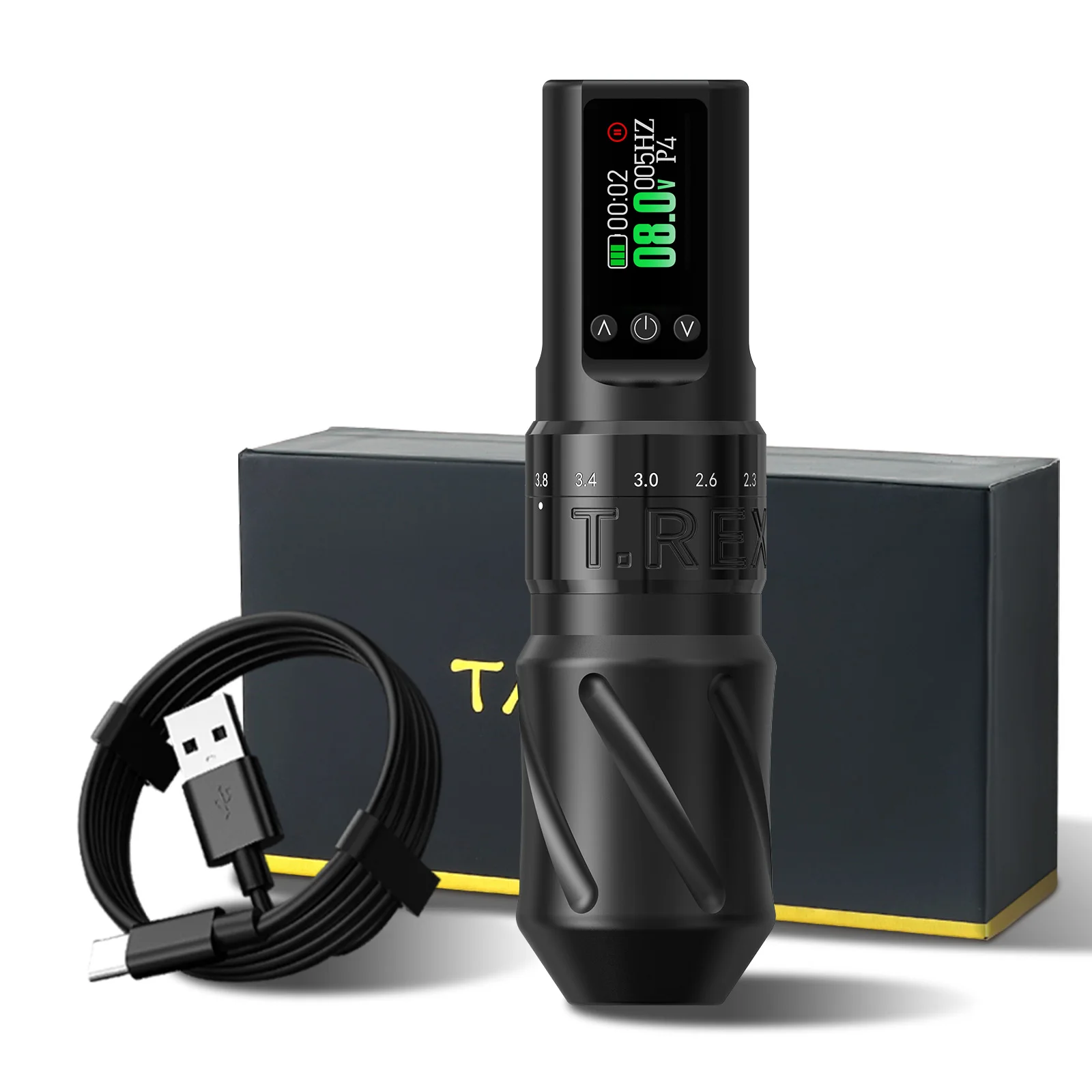 TREX V1 Wireless Tattoo Pen Machine - 1600mAh Rechargeable, 2.0