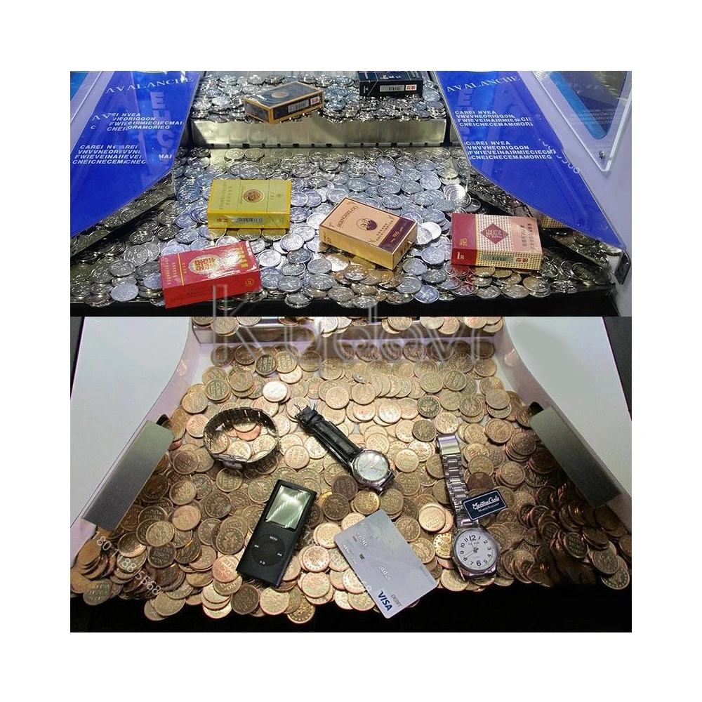 소형 전자 카니발 유원지 운이 좋은 동전에 의하여 운영하는 아케이드 동전 dozer 내무반 게임 기계 동전 pushcoin 미는 사람  기계