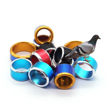 2023 New Style Pigeon Foot Ring Love Bird Ring Plastic Closed Aluminum ...