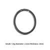 23mm titanium rings, 10 pieces