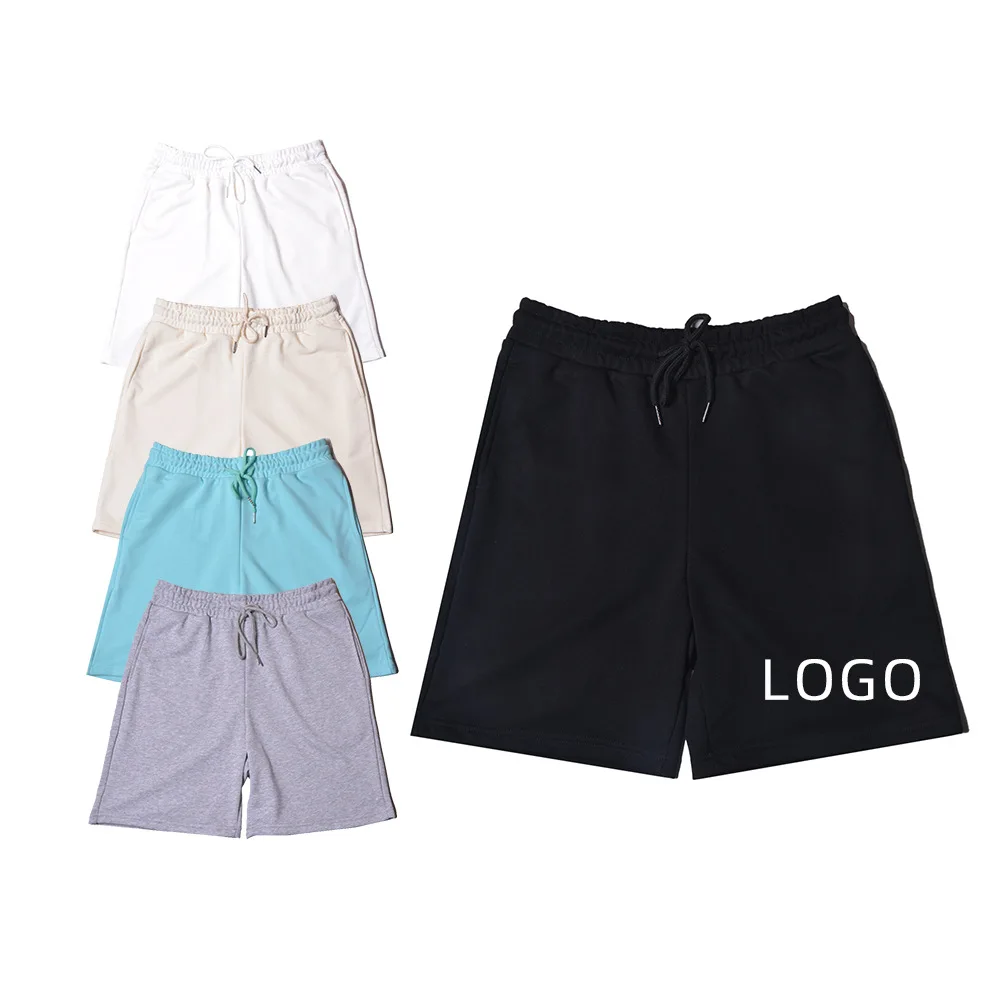 Pantaloncini da uomo da basket in poliestere unisex in cotone tinta unita estivo personalizzato all'ingrosso590_voghion.com