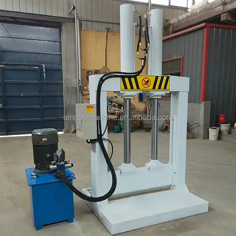 Electric Hydraulic Single Knife Plastic Rubber Bale Cutter Cutting ...